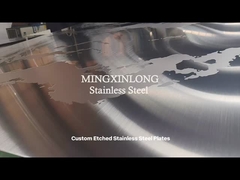 刻印された色彩のステンレス鋼板