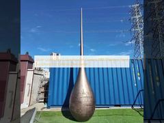 銀色の金灰色の粉は外装装飾のための 316L ステンレス鋼の彫刻に塗られました