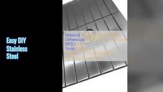 簡単DIYステンレスモザイクシート