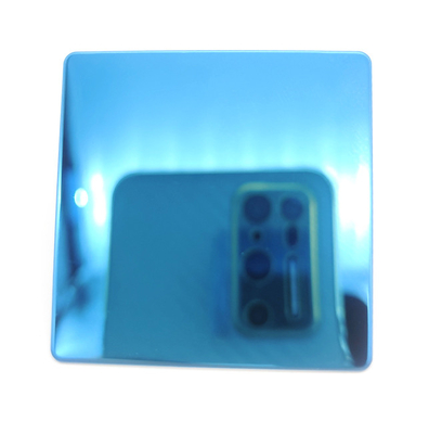 ホテルKTVの室内装飾の反指紋のコーティングのための着色されたステンレス鋼 シート8K青い色