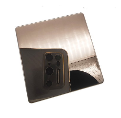 室内装飾の反指紋のコーティングのための8K青銅色の着色されたステンレス鋼シート