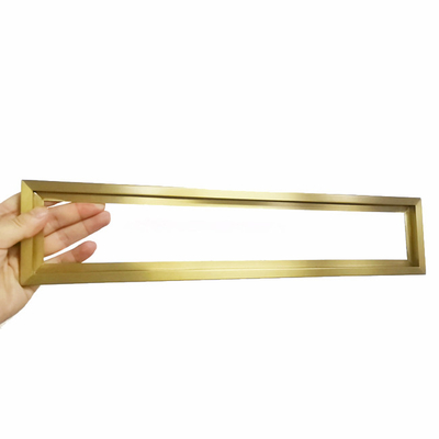ステンレス鋼のトリムに砂を吹き付けるZrの黄銅は装飾的な家具のための0.4mmを除去する