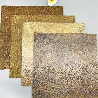 お買い得 インテリア・デザインのためのハンマー パターン芸術色のステンレス鋼 シート オンライン