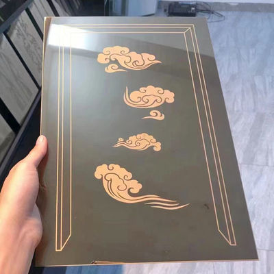 良い値段 ステンレス鋼 シートをエッチングする注文の小さいサンプル黒 オンライン