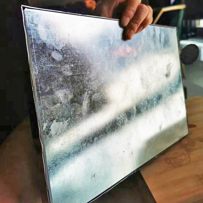 20mm SS304 Metal Honeycomb Panel Hairline Brushed Beadblasting Aluminum Backside For Ceiling