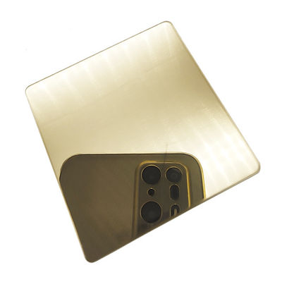 良い値段 シャンペンによって着色されるステンレス鋼シート 316L の等級の浴室の装飾 オンライン