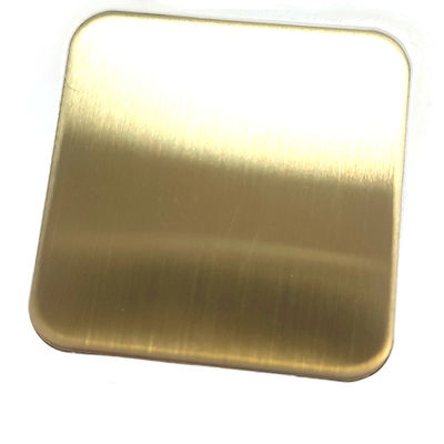 お買い得 シャンパン ゴールド カラー ブラッシュ ヘアライン 仕上げ 201J1 ステンレス スチール シート アンチ 指紋 オンライン