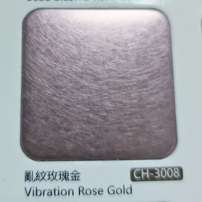 良い値段 振動 仕上げ 色のステンレス鋼板 PVDチタン オンライン