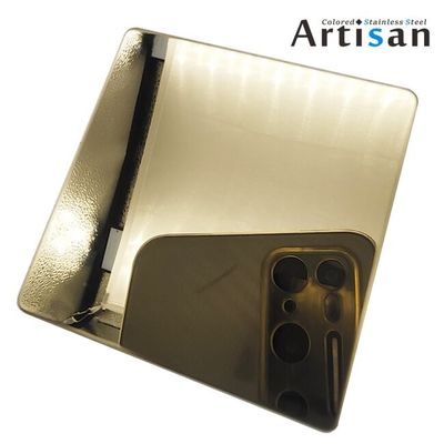 良い値段 シャンパンゴールド 201j1j2 色不?? 鋼シート ミラー 完成型不?? 鋼シート PVD コーティング エレベーター用 オンライン