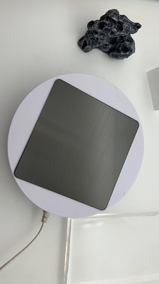Colored Stainless Steel  Sheet Black HL Mirror 8K Vibration PVD Coating Color Oven Black Color At Stock