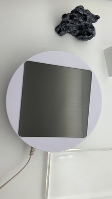 Colored Stainless Steel  Sheet Black HL Mirror 8K Vibration PVD Coating Color Oven Black Color At Stock
