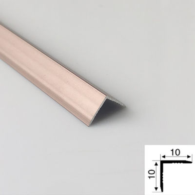 お買い得 Champagne Gold Color Beadblasted 304 Stainless Steel Trim Strips For Tile Wall オンライン