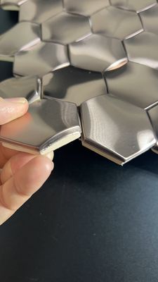 お買い得 Sus 304 色不?? 鋼シート 六角形 厚さ 0.8mm カスタマイズ オンライン