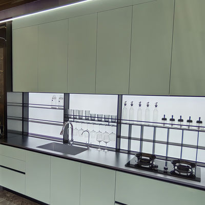 良い値段 モードンデザイン オーダーメイド フルセット 家具 高級 キッチン キャビネット 緑色 オーダーメイド ステンレス 鋼 キッチン キャビネット オンライン