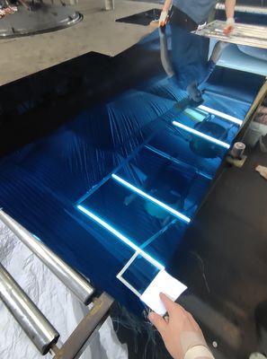 お買い得 壁ホテルプロジェクトのためのステンレス鋼のサファイア装飾パネルシート オンライン