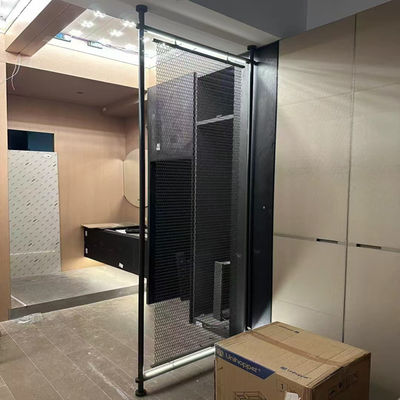 お買い得 304 ブラック カラー ミラー ヘアライン ステンレス スチール メタル スクリーン パーティション 室内装飾用 オンライン