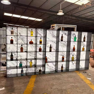 良い値段 Sus304 201 316 ハイエンド カスタマイゼーション ワインキャビネット ディスプレイ LED付き専門店 オンライン