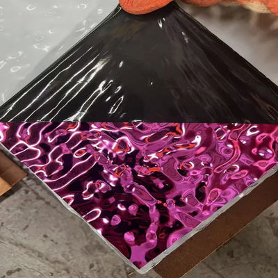 良い値段 モダンスタイルのウォーターリップルエボスドミラー 8k プロジェクト 天井飾り ステンレスシート オンライン