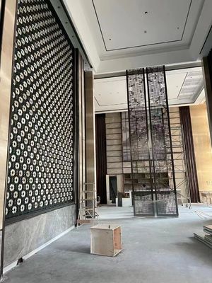 良い値段 3Dステンレス鋼ウォールパネル 現代的なレーザー彫刻デザイン オンライン