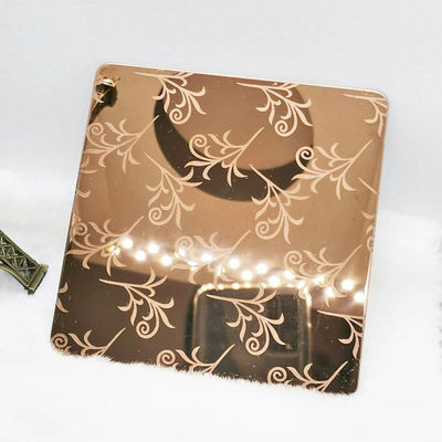 良い値段 装飾的なエレベーターのための 0.75mm によって着色されるエッチングのステンレス鋼シート 10 フィート オンライン