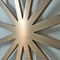 SUS304金属のステンレス鋼 スクリーンの仕切りのヘアラインH3mローズ金部屋ディバイダー