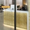壁の装飾30.5x30.5cmのための小さい立方体の金PVDのステンレス鋼のモザイク・タイル
