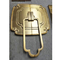 40mmの青銅色振動終わりの骨董品の銅を刻むための厚い真鍮のドア ハンドル