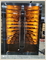 PVDのめっきSSのワインのキャビネットのローズの金の黄銅2のドアの温度調整されたステンレス鋼のワインの表示冷却装置