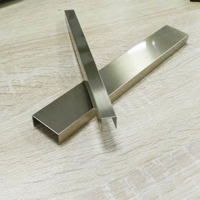 お買い得 グレード 304 316L 201 ゴールドシルバーローズゴールドカラー U 字型ステンレス鋼トリムストリップタイルパーティション用 オンライン