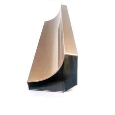 お買い得 アークはステンレス鋼のトリムを除去するローズの金のヘアライン10mm 40mmを形づけた オンライン