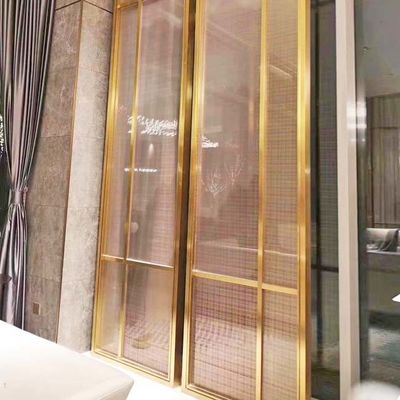 お買い得 W450mm H2800mmの屋内ステンレス鋼 スクリーンは装飾的な金属のパネルのヘアラインを仕切る オンライン