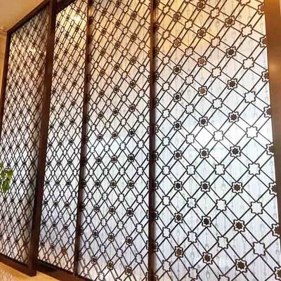 お買い得 現代304 316 201金のローズ青銅色ミラーのヘアライン レーザーは空のステンレス鋼の金属スクリーンの仕切り部屋ディバイダーを切った オンライン