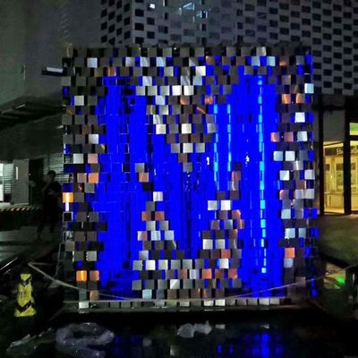 お買い得 ASTM GB JIS 304の大きいステンレス鋼の抽象彫刻の庭の装飾 オンライン