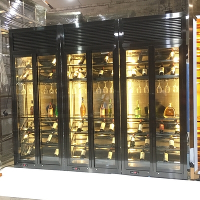 Private Customized Size Design Of Colored Stainless Steel Wne Cabinet