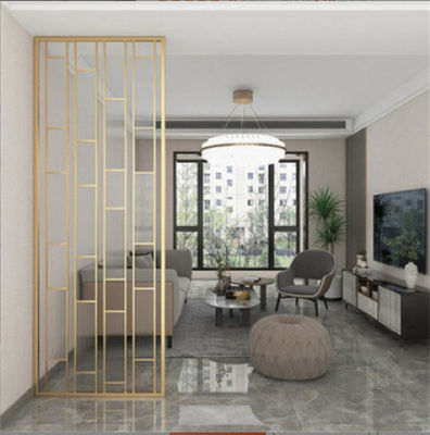 お買い得 装飾されたステンレス鋼 メタル ガラススクリーン ホテル レストラン 背景壁 オンライン