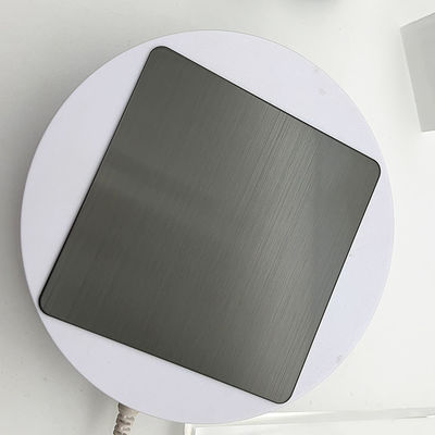 お買い得 304 黒色ステンレスシールシート ブラッシュヘアライン NO.4 完成した不同鋼シート フレームのためのPVDコーティング オンライン