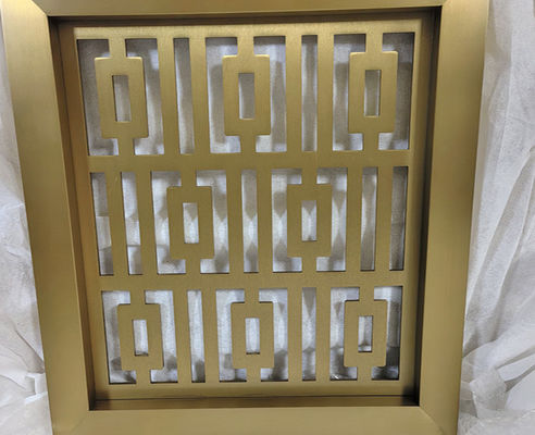 お買い得 Laser Cutting Patterned Matte Rose Gold Stainless Steel Screen&Partition For Hotel Dividers オンライン