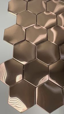 良い値段 インテリアルームディバイダー 8k ミラー ステンレス 鋼板 厚さ 1mm ローズゴールド オンライン