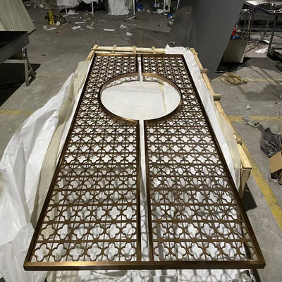 良い値段 304 201 メタルヘアライン 表面 金 ステンレス スチール スクリーン リビング パーティション オンライン