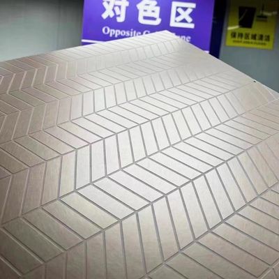 お買い得 SUS カスタマイズされた 304 級 スライバーで刻まれた表面ステンレス鋼 エレベーターパネル オンライン