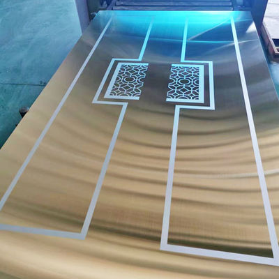 お買い得 8K カラー 304 ステンレス スチール 内部のキャビネットのためのエッチされたシート オンライン