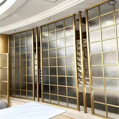 お買い得 Foshan MXL Shiny Gold 304 Stainless Steel Screen&Dividers For Dining Room オンライン