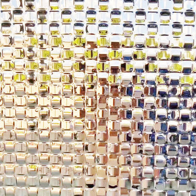 良い値段 オーダーメイド 無料デザイン ゴールデンフロントデスク モザイクステンレス・スティールプロジェクトのためのステンレス・スティール モザイクタイル オンライン