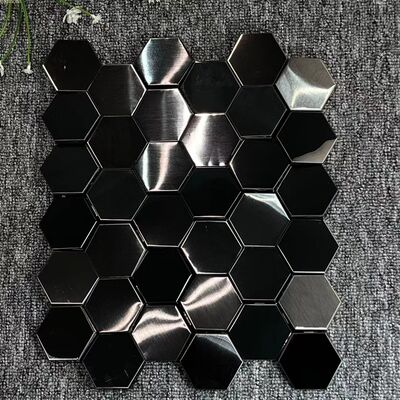 お買い得 古典 的 な デザイン の ため に 洗練 さ れ て 永続 的 な ステンレス スチール モザイク タイル オンライン