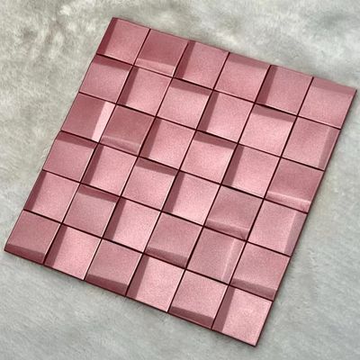 良い値段 ASTMステンレス鋼 モザイクタイル 背景 300*300 ミラー 仕上げ 金属 オンライン