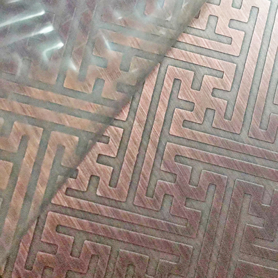 デザイナー おすすめ ステンレス鋼板 ホテル アート インスタレーション / LOGO 壁素材 3D レーザー 彫刻 効果 グローバル 輸出