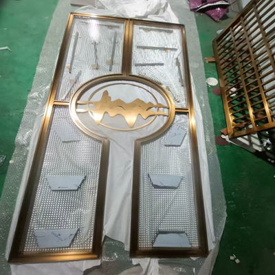 お買い得 モダンデザイン ホールメタル ローズゴールド ステンレス鋼の隔壁&ディバイダー Pvdコーティング オンライン