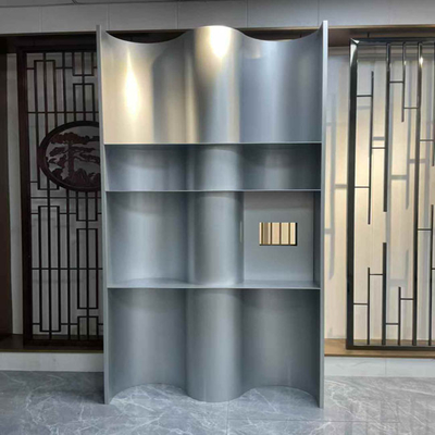 金属製ディスプレイキャビネット カスタムカラー ステンレススチール製キャビネット ディスプレイ用 ホームショップ モール オフィス向け