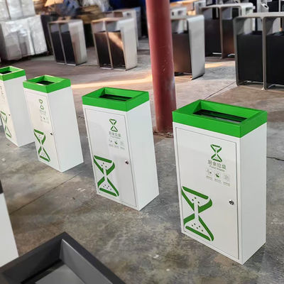 お買い得 カスタマイズされたステンレス鋼屋外ゴミ箱金属製品 GB規格 オンライン