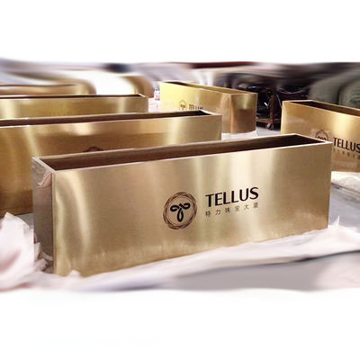 お買い得 佛山MXLゴールドシルバーカラー304屋外ステンレス鋼プランター、都市街路プロジェクト用 オンライン